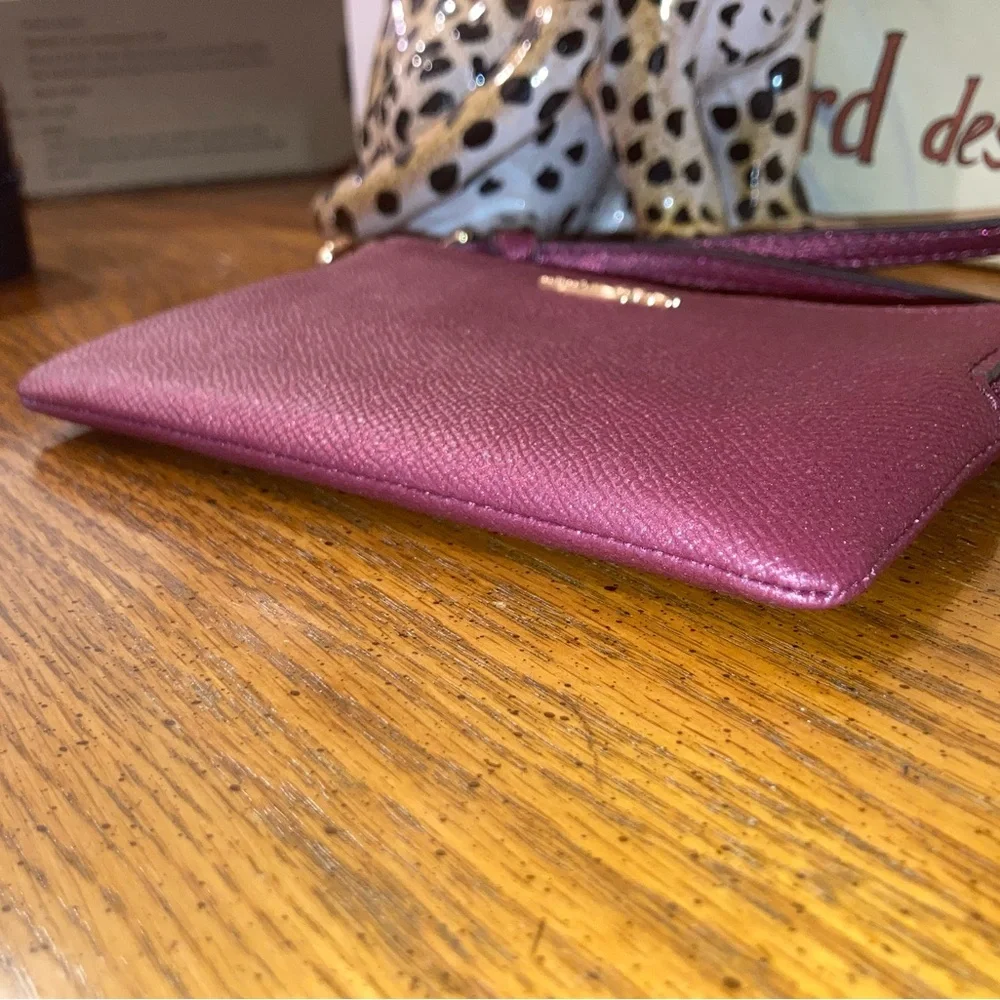Coach crimson glitter